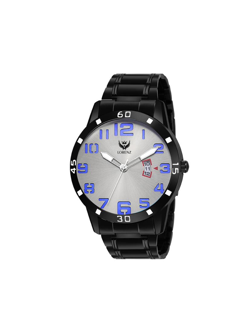 lorenz casual black chain grey dial analog watch for men | watch for boys- mk-3061k - 17136825 - Zoom Image - 0