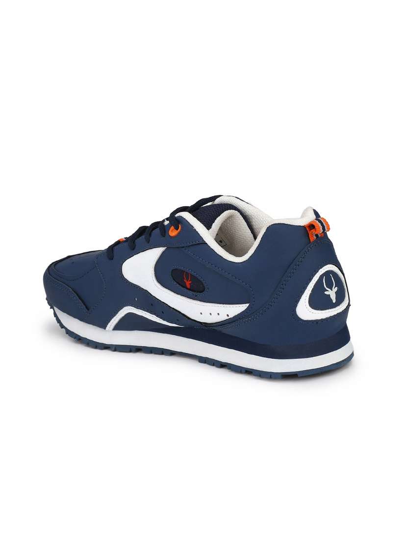 blue lace up  sport shoes - 17137361 -  Standard Image - 2