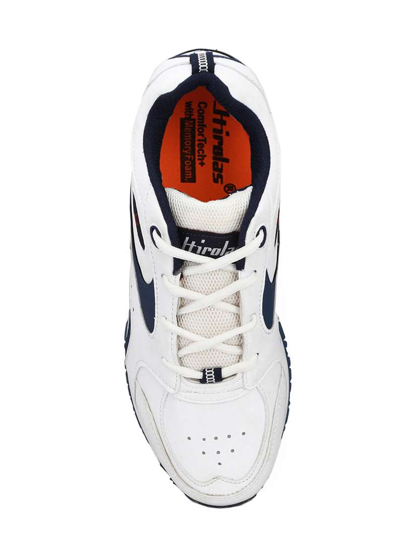 white lace up sport shoes - 17137364 -  Standard Image - 2