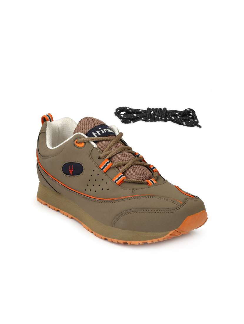 brown  lace up sport shoes