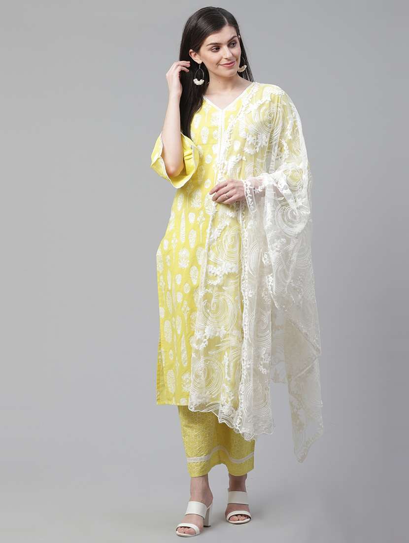 printed suit set
