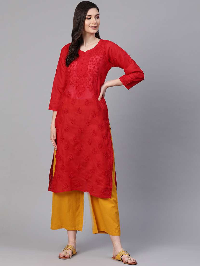 women's straight kurta - 17140833 - Zoom Image - 0