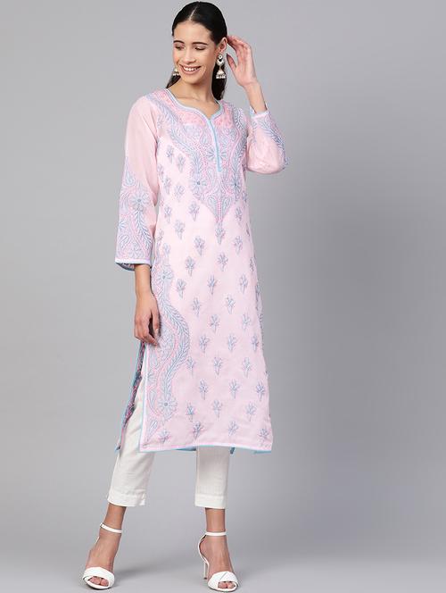 women's straight kurta - 17140836 - Standard Image - 0