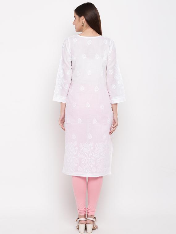 women's straight kurta - 17142765 - Standard Image - 2
