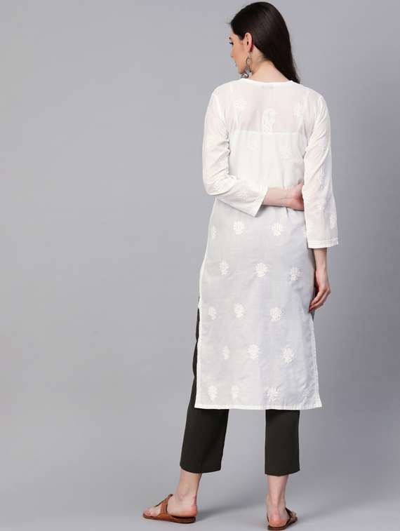 women's straight kurta - 17142767 -  Standard Image - 2