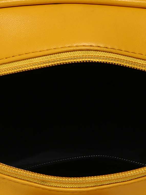 yellow leatherette (pu) regular backpack - 17142797 -  Standard Image - 2