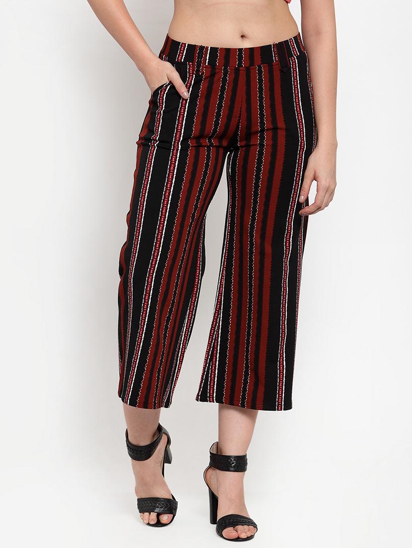 mid rise  wide leg trouser