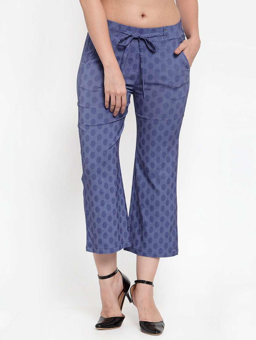 mid rise printed culotte 