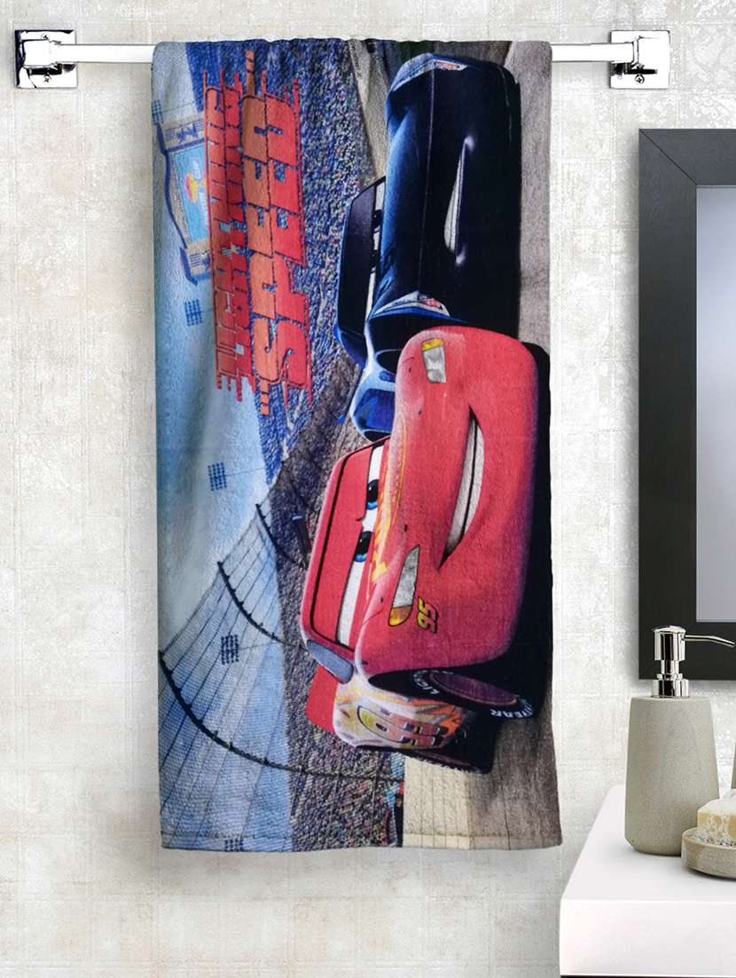  disney cars kids bath towel 