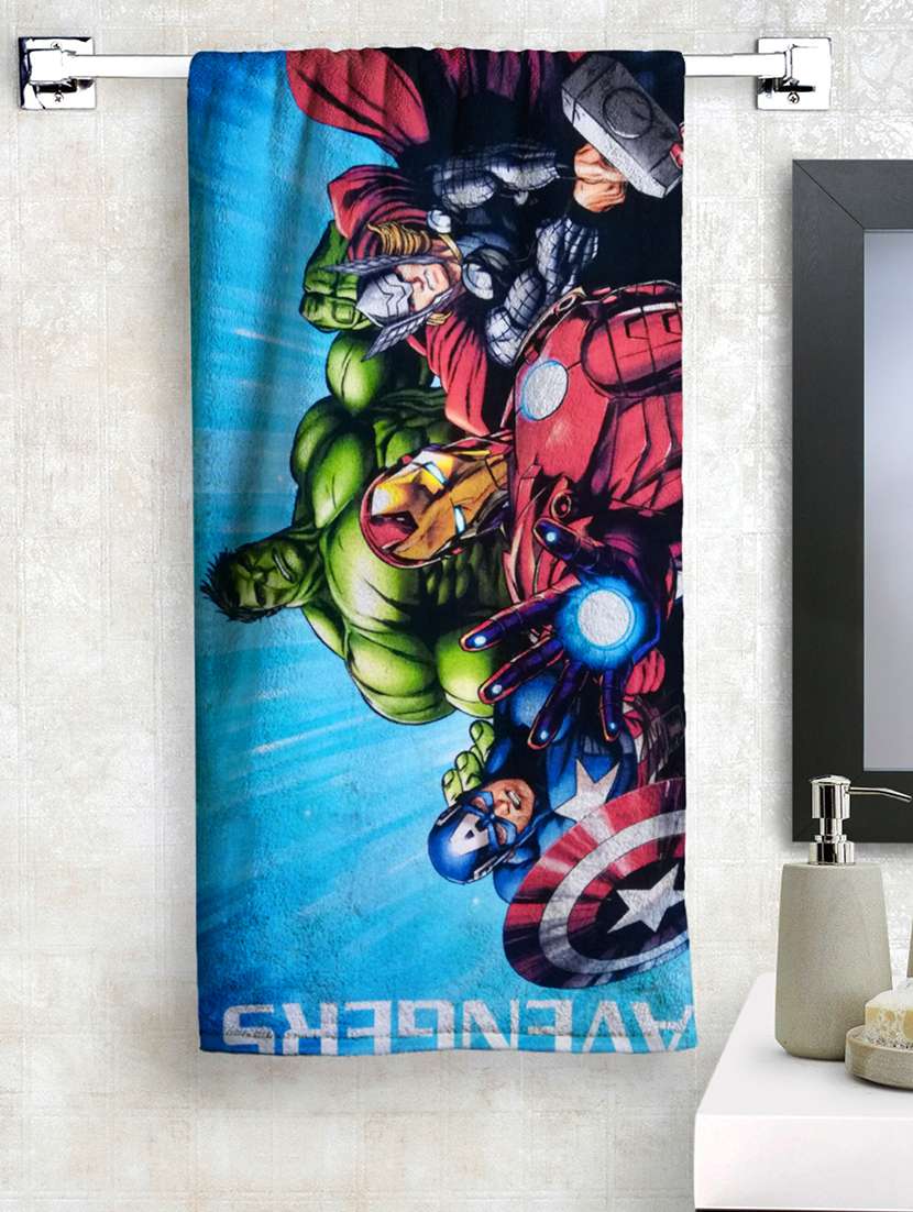 avengers kids bath towel 