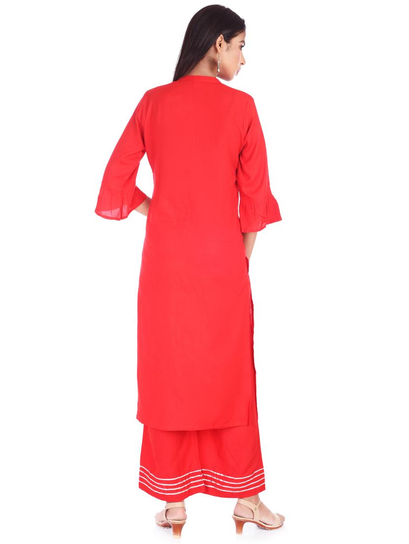 women's straight kurta - 17147976 -  Standard Image - 2