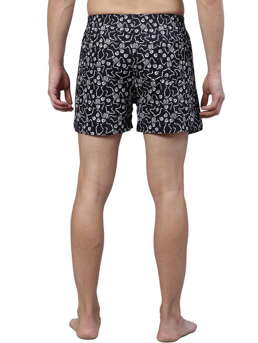 black printed boxer - 17148358 - Standard Image - 2