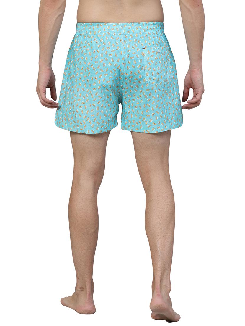 blue printed boxer - 17148361 - Standard Image - 2
