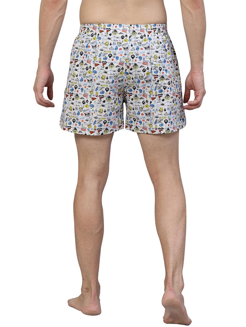 white printed boxer - 17148367 - Standard Image - 2
