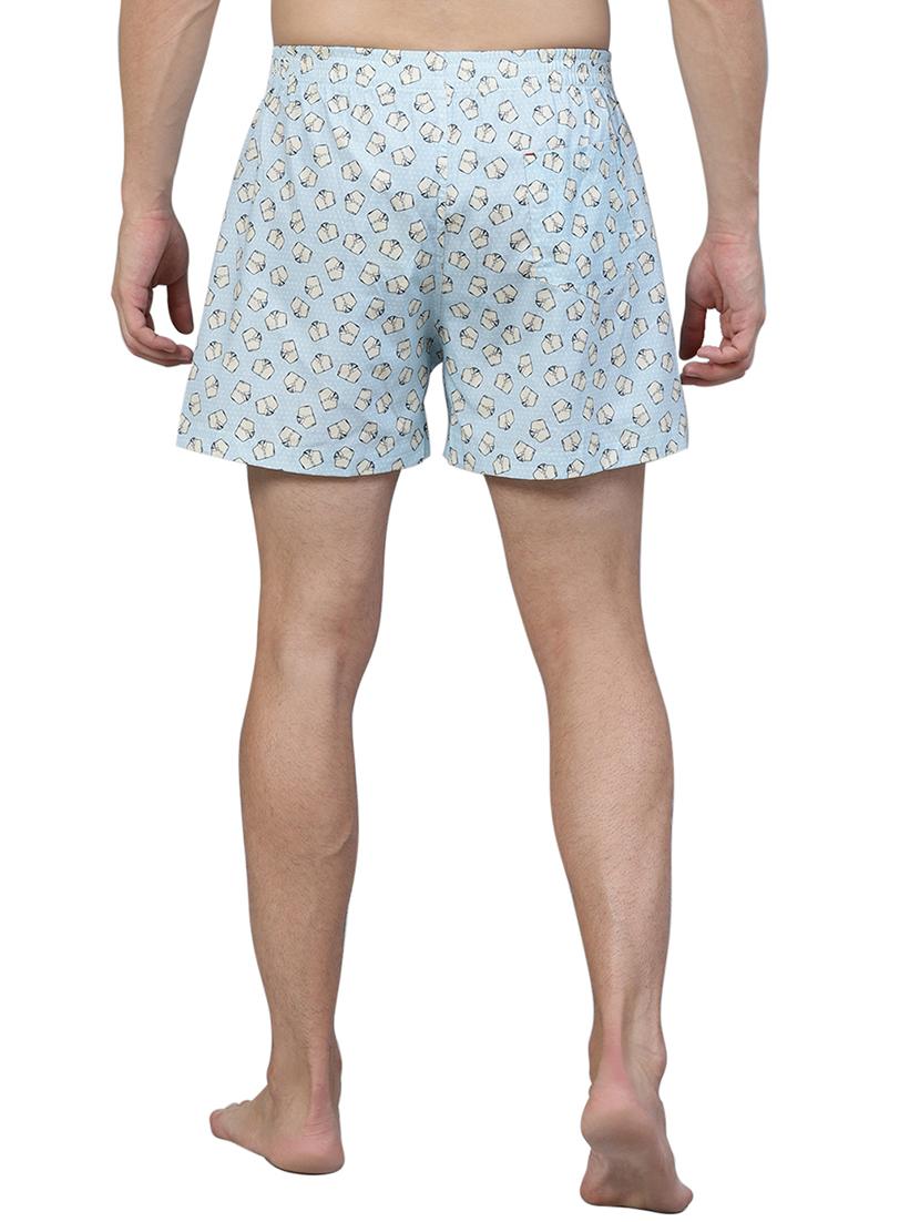 light blue printed boxer - 17148396 - Standard Image - 2