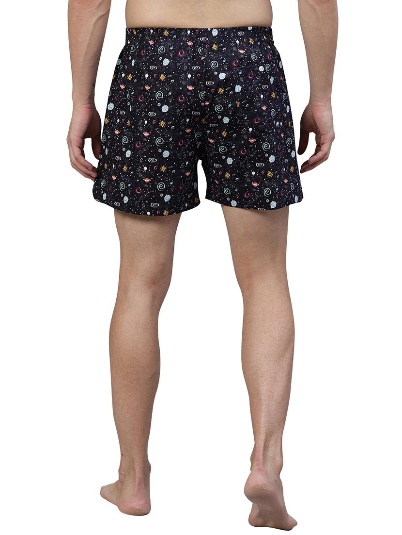 black printed boxer - 17148399 - Standard Image - 2