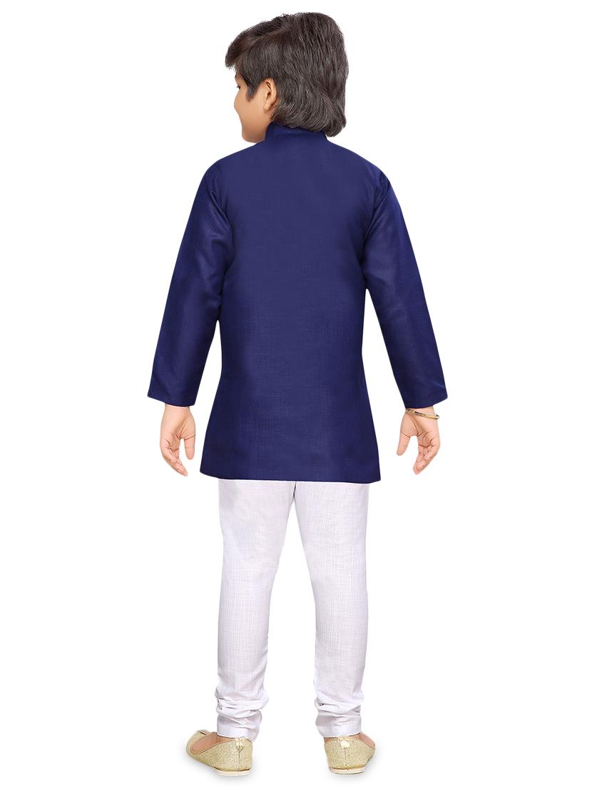 blue cotton kurta sets kurtas & set - 17148636 - Standard Image - 2