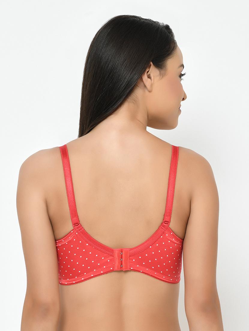 white cotton blend plunge bra - 17148821 - Standard Image - 2