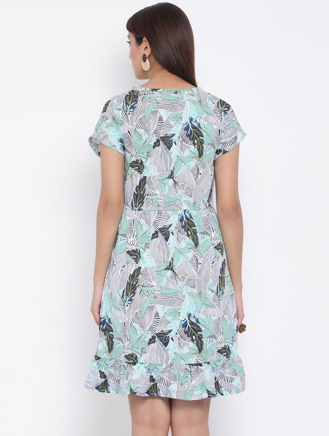 women's tiered dress polka dots dress - 17152489 - Standard Image - 2