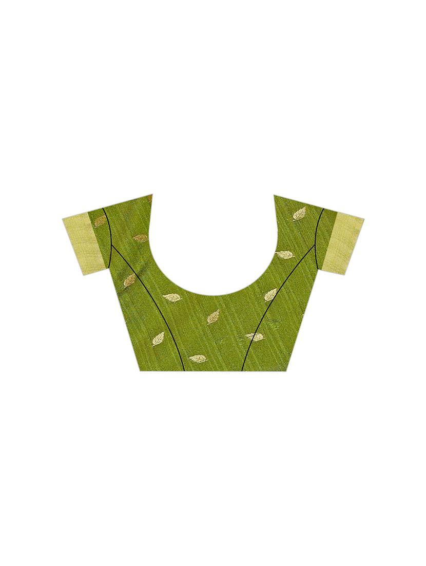 self design woven saree with blouse - 17152750 - Standard Image - 2