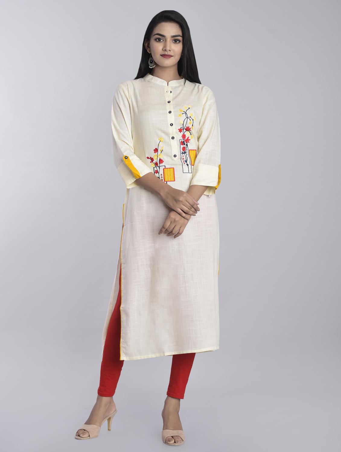 women's straight kurta
