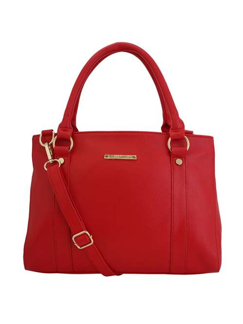 red leatherette (pu) handbag - 17153492 - Standard Image - 0