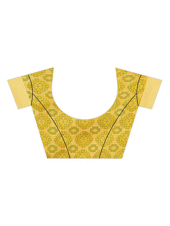 checkered patola saree with blouse - 17153666 - Standard Image - 2
