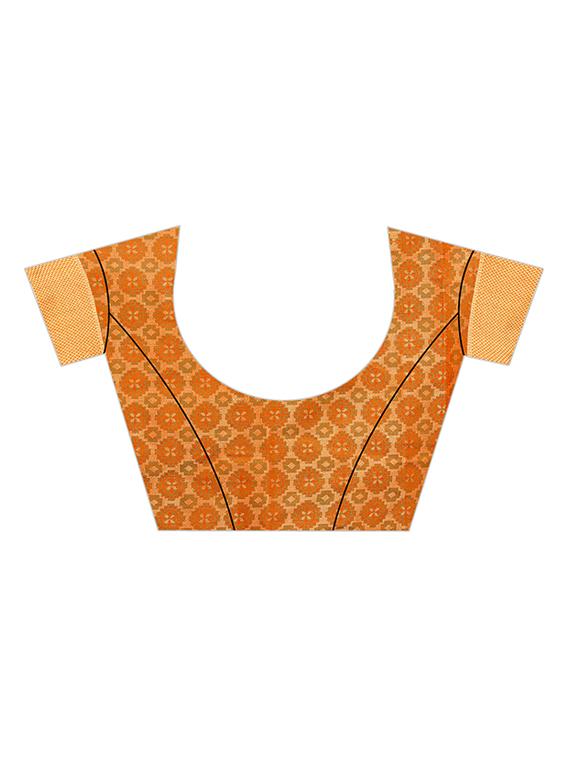 checkered patola saree with blouse - 17153667 - Standard Image - 2