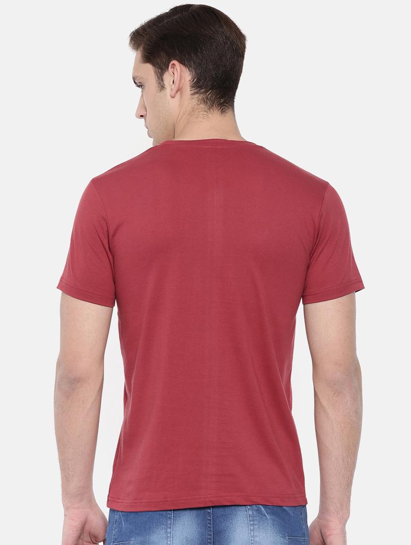 red front print t-shirt - 17154555 - Standard Image - 2