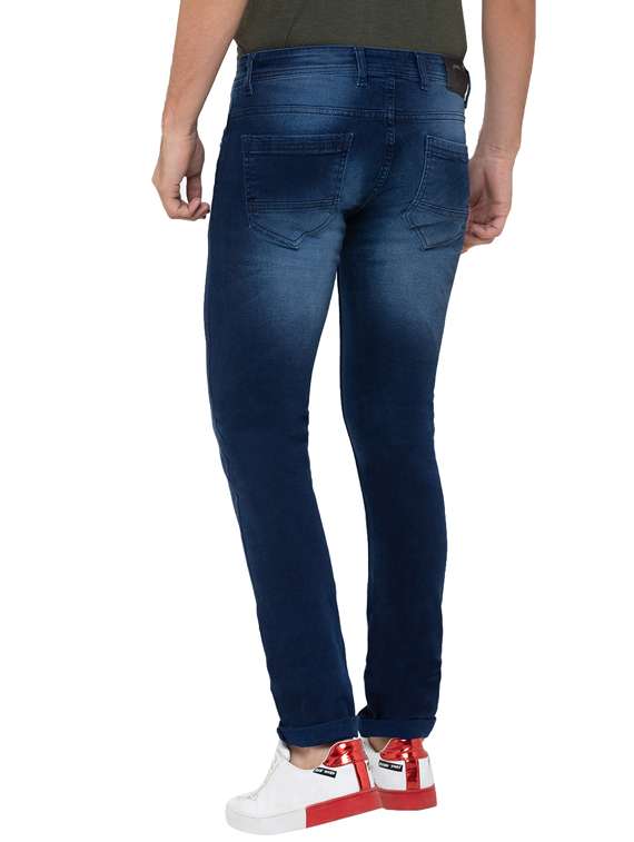 dark blue light washed denim jeans - 17155022 -  Standard Image - 2