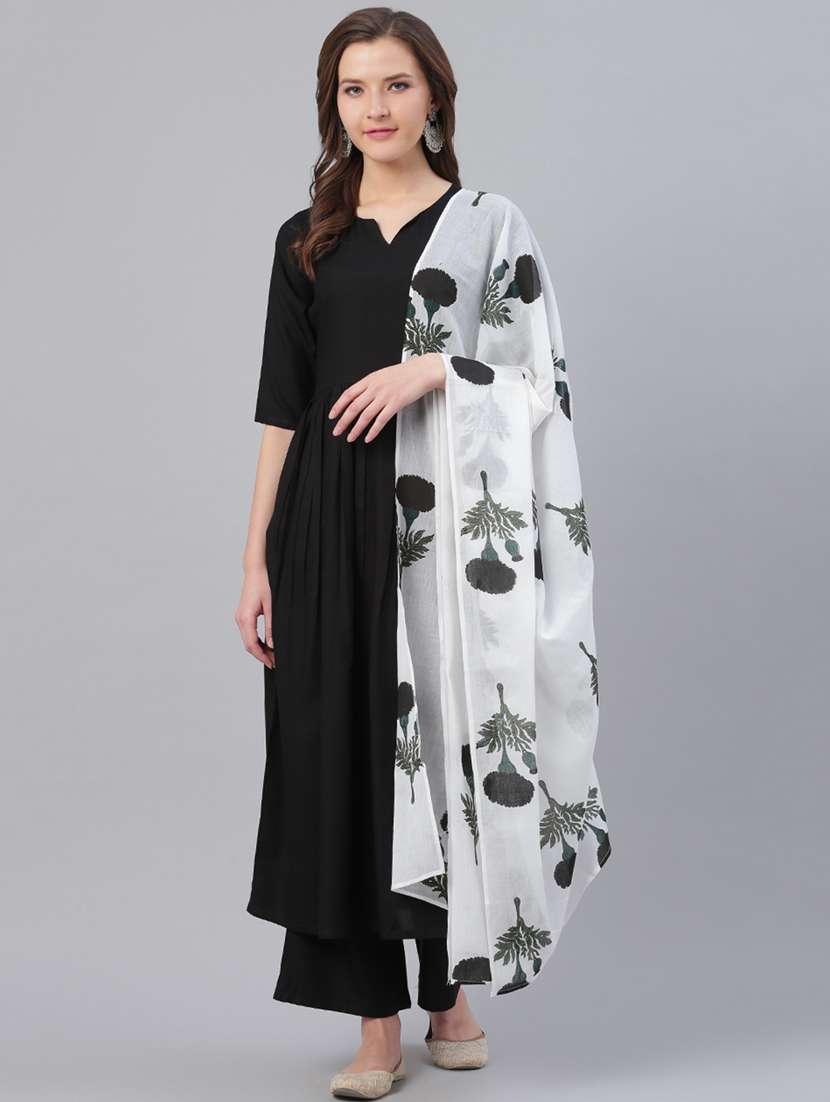 solid kurta suit set 