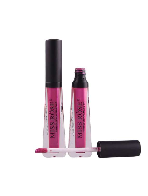 miss rose metallic long lasting and waterproof lip gloss(shade-26)