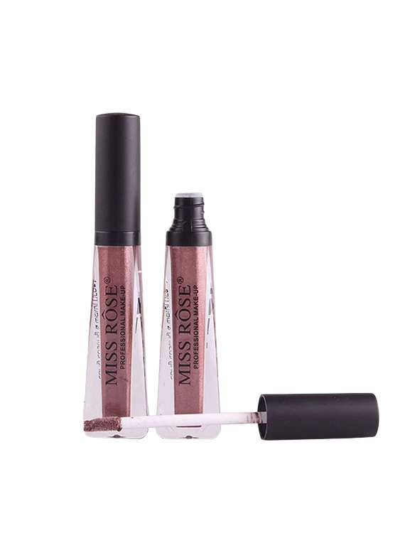 miss rose metallic long lasting and waterproof lip gloss(shade-36)