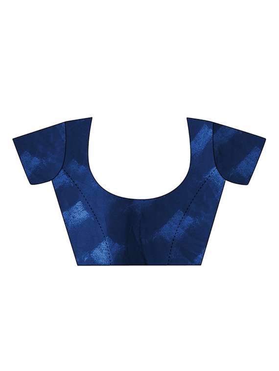 shibori printed saree with blouse - 17162995 - Standard Image - 2