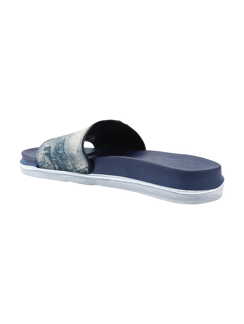 blue slip on slides - 17164285 - Standard Image - 2