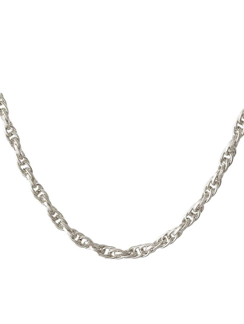 silver satin less steel chain  - 17164697 -  Standard Image - 2