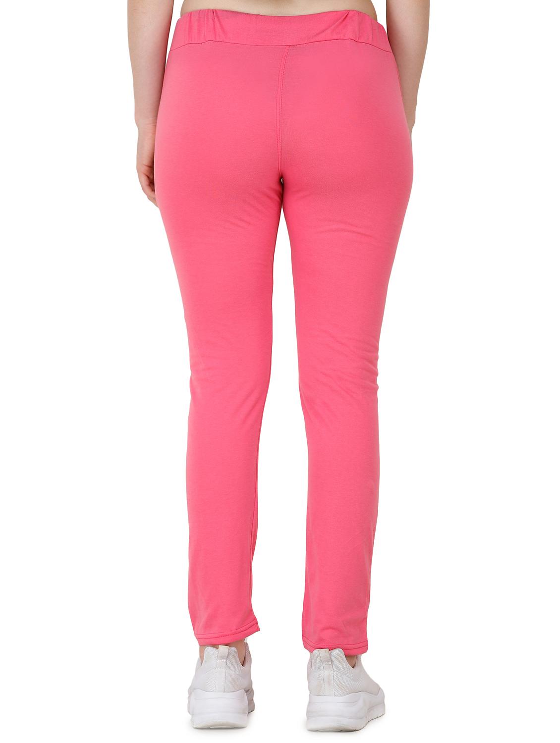 pink cotton yoga pants track - 17168633 - Standard Image - 2