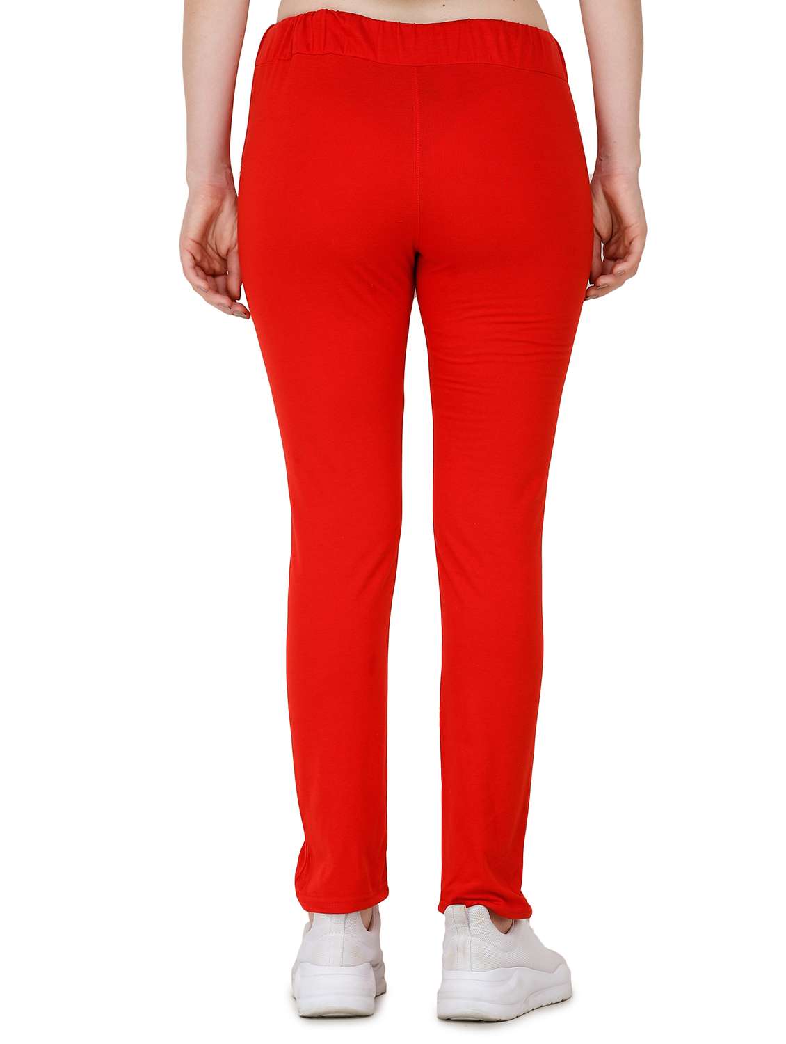 red cotton yoga pants track - 17168634 -  Standard Image - 2