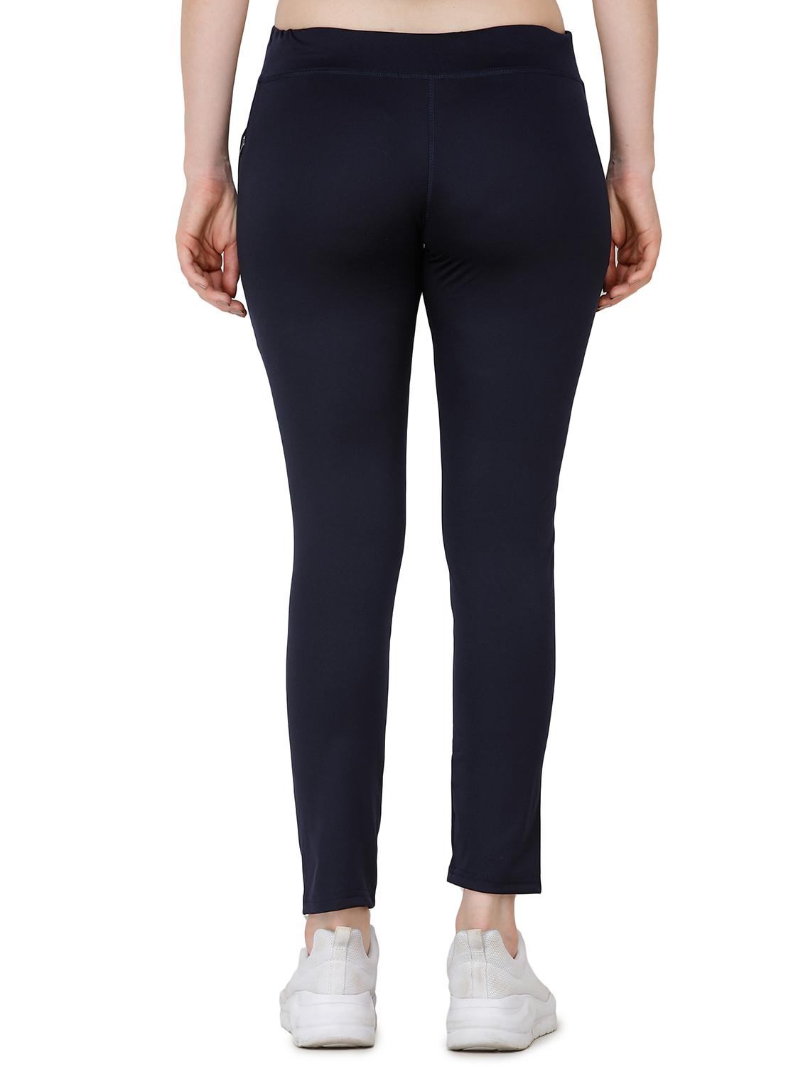 dark blue lycra yoga pants track - 17168748 - Standard Image - 2