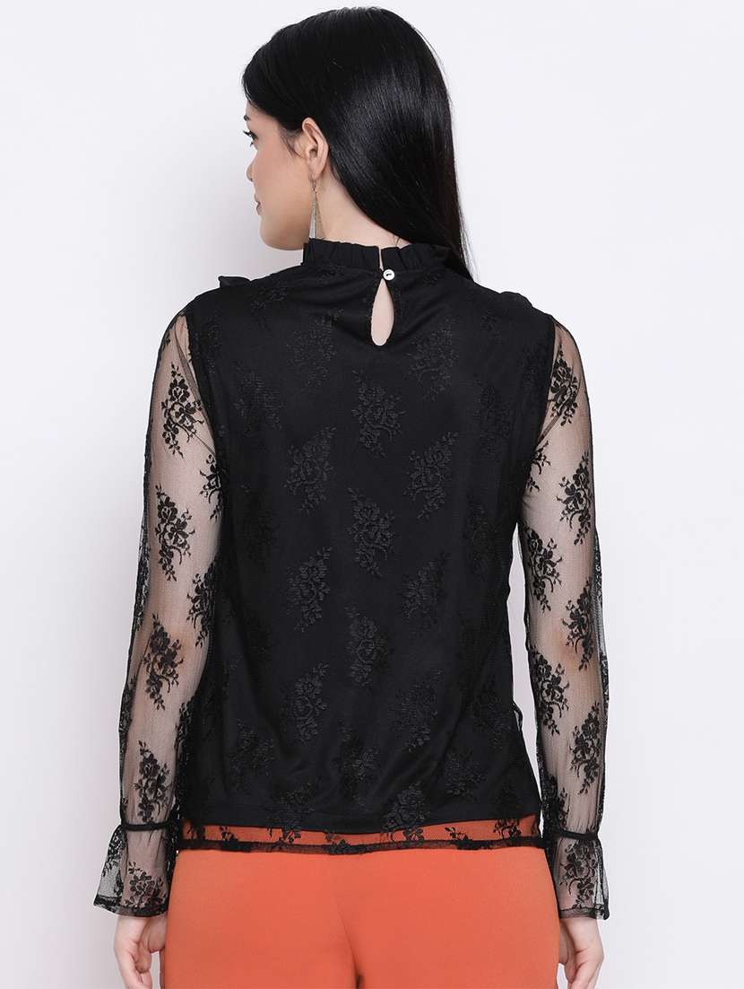 women's straight round neck top - 17169588 -  Standard Image - 2