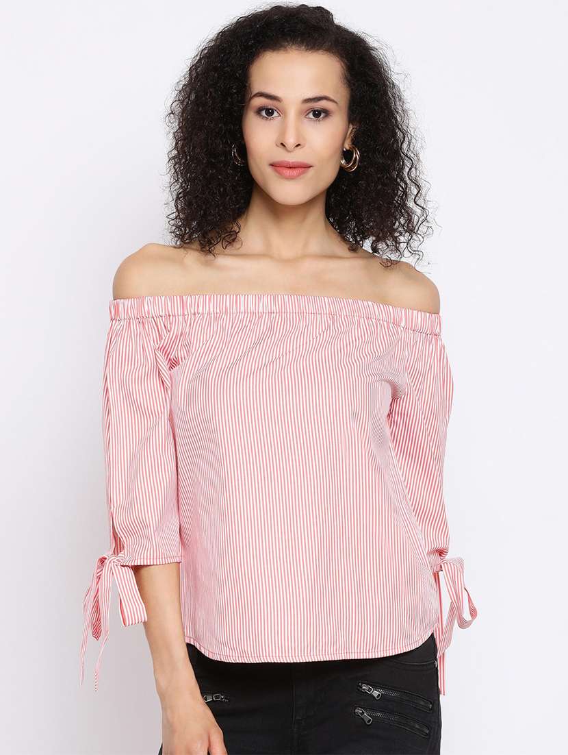 women's straight off shoulder top