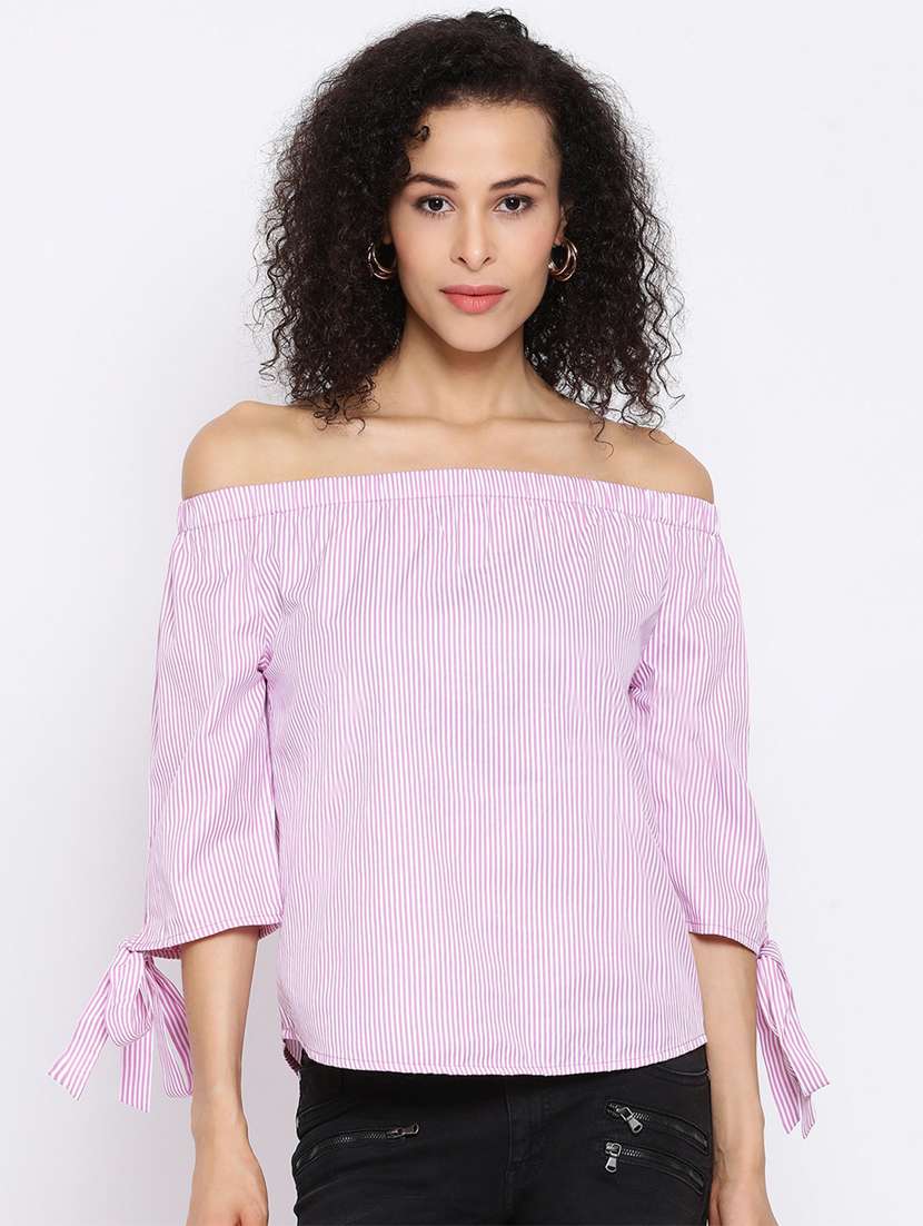 women's straight off shoulder top