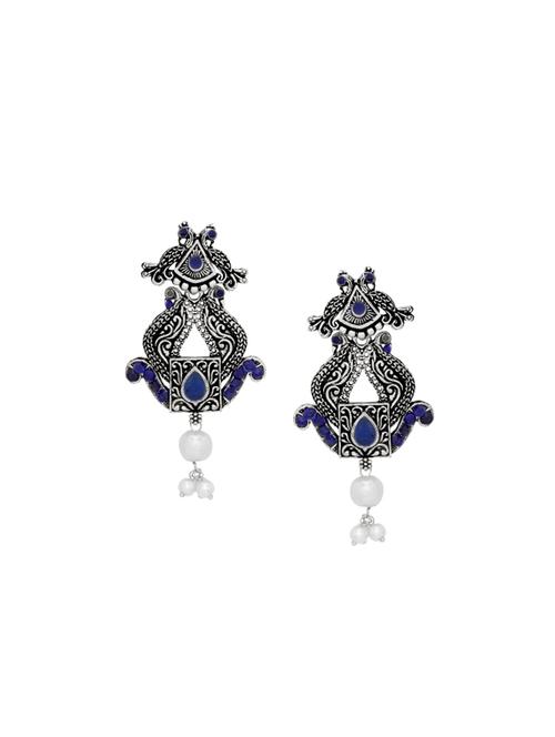 silver plated chandellier earring - 17170466 -  Standard Image - 0