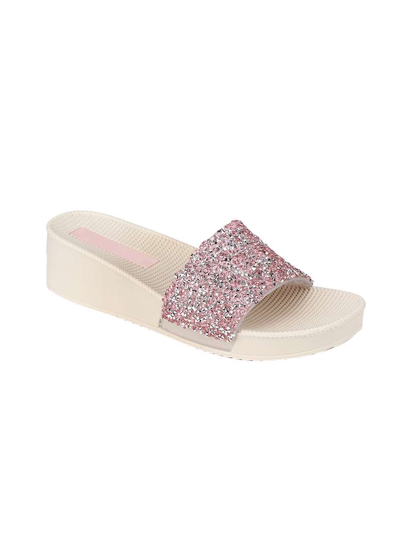 pink plastic slippers flip flops