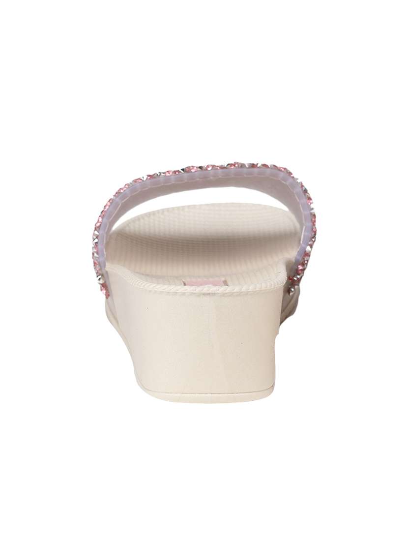 pink plastic slippers flip flops - 17172184 -  Standard Image - 2