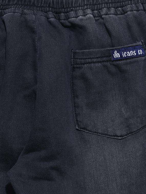 black cotton blend joggers trouser - 17173168 - Standard Image - 2