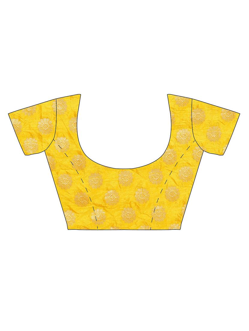floral printed saree with blouse - 17175025 - Standard Image - 2