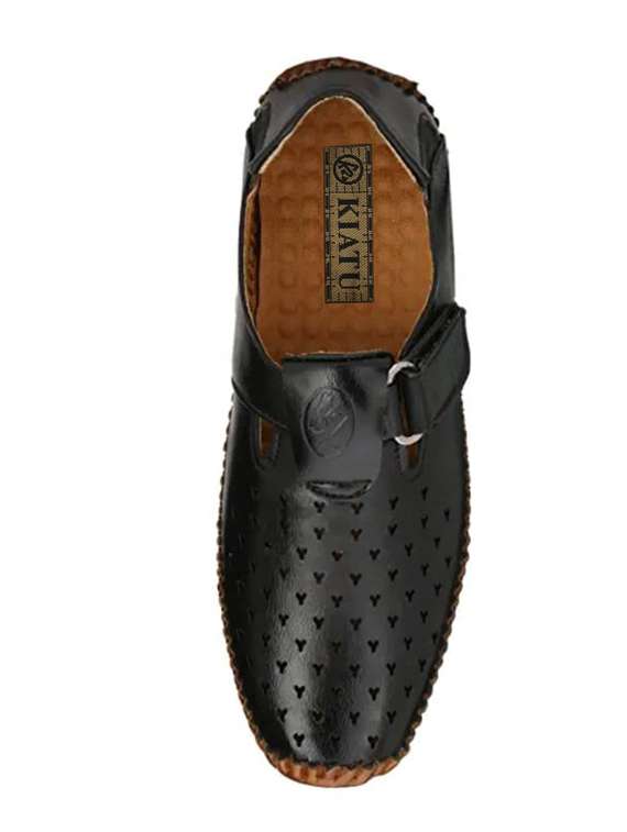 black slip-on sandals - 17175065 -  Standard Image - 2