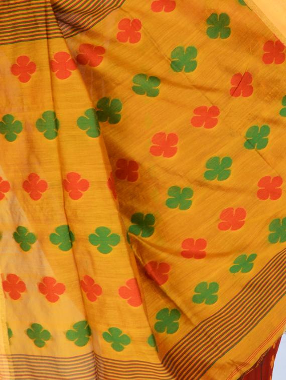 zari work handloom saree with blouse - 17181982 - Standard Image - 2