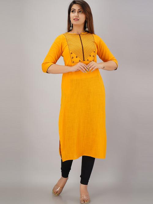 women's straight kurta - 17183342 - Standard Image - 0